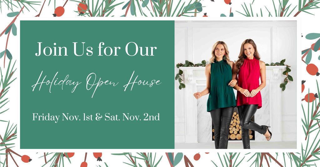 We're Feeling Festive as Our Holiday Open House Approaches!