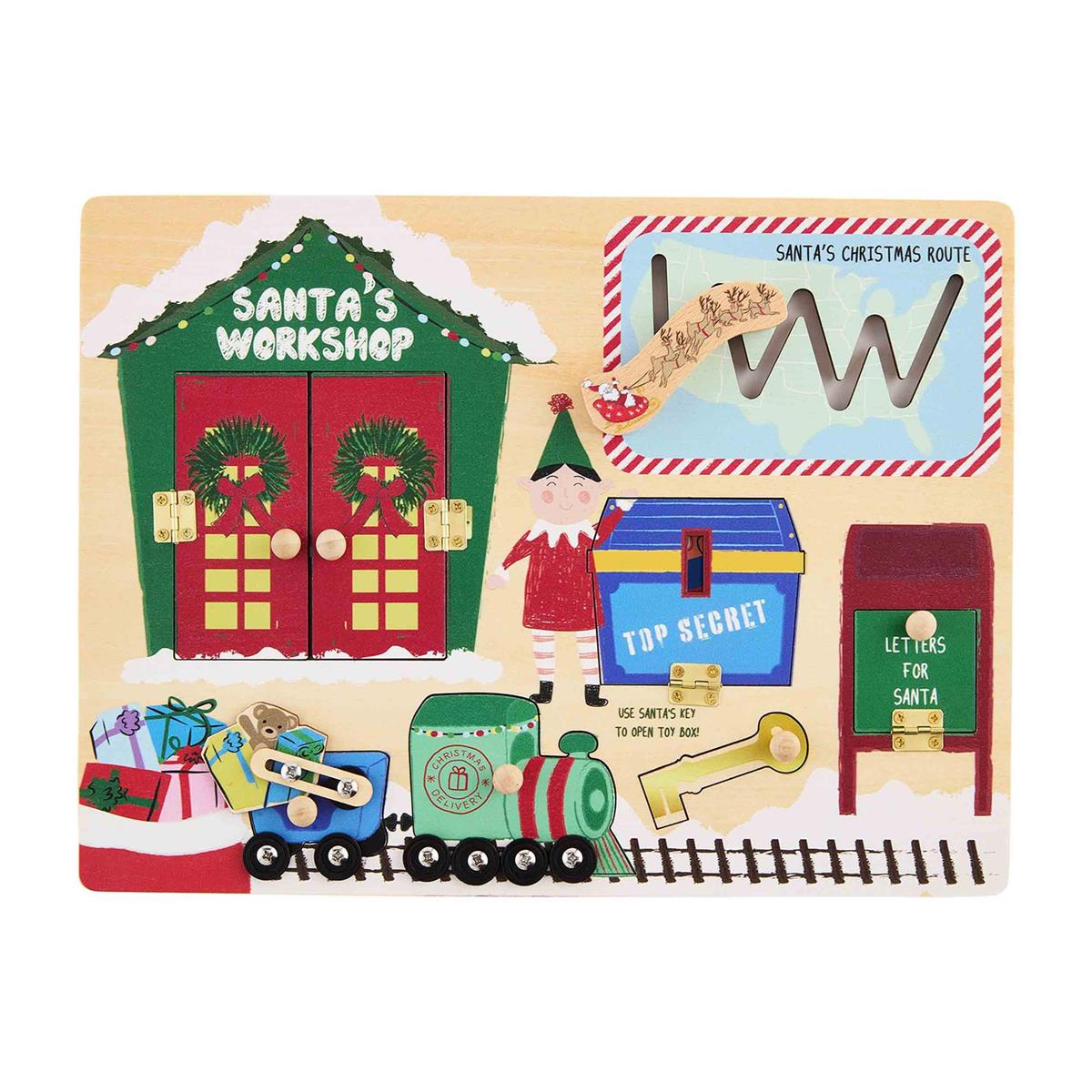 Mud Pie Kids Christmas Busy Board Puzzle