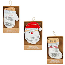 Mud Pie Measure Me Keepsake Ornament