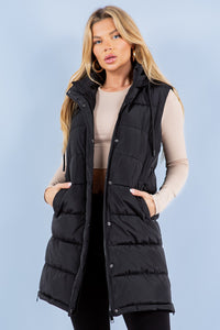 Sweet Look Long Quilted Vest