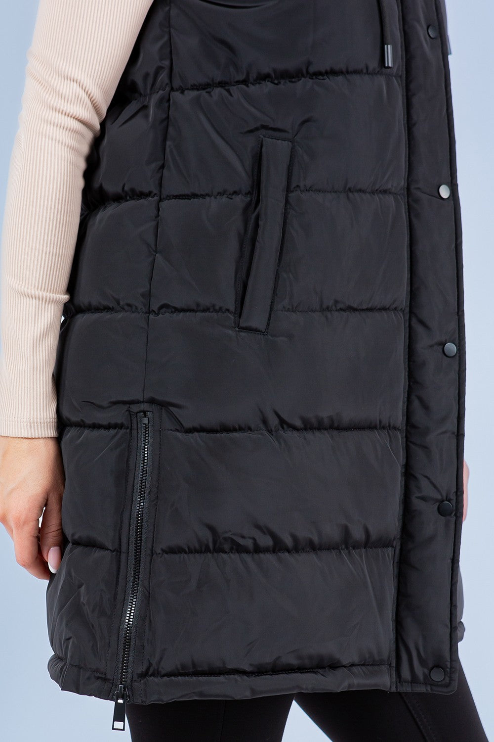 Sweet Look Long Quilted Vest