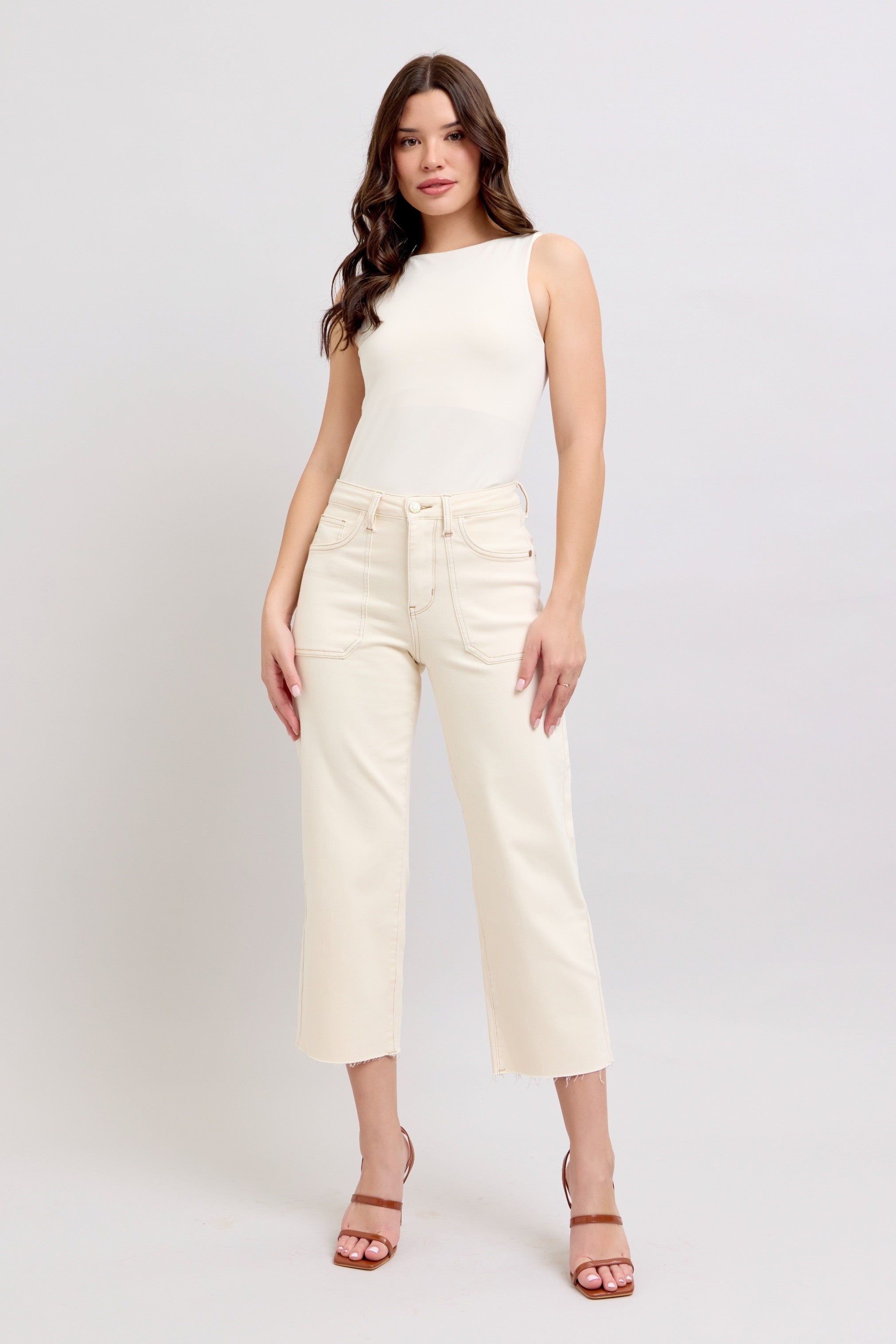 Judy Blue Garment Dyed Cropped Jeans