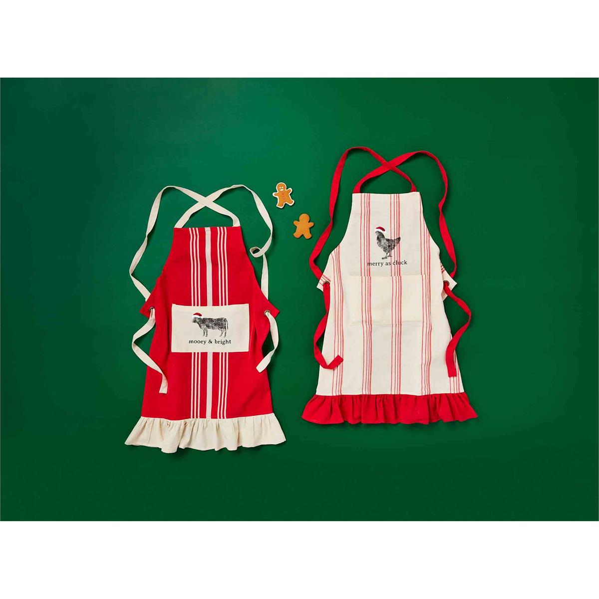 Mud Pie Farm Christmas Apron