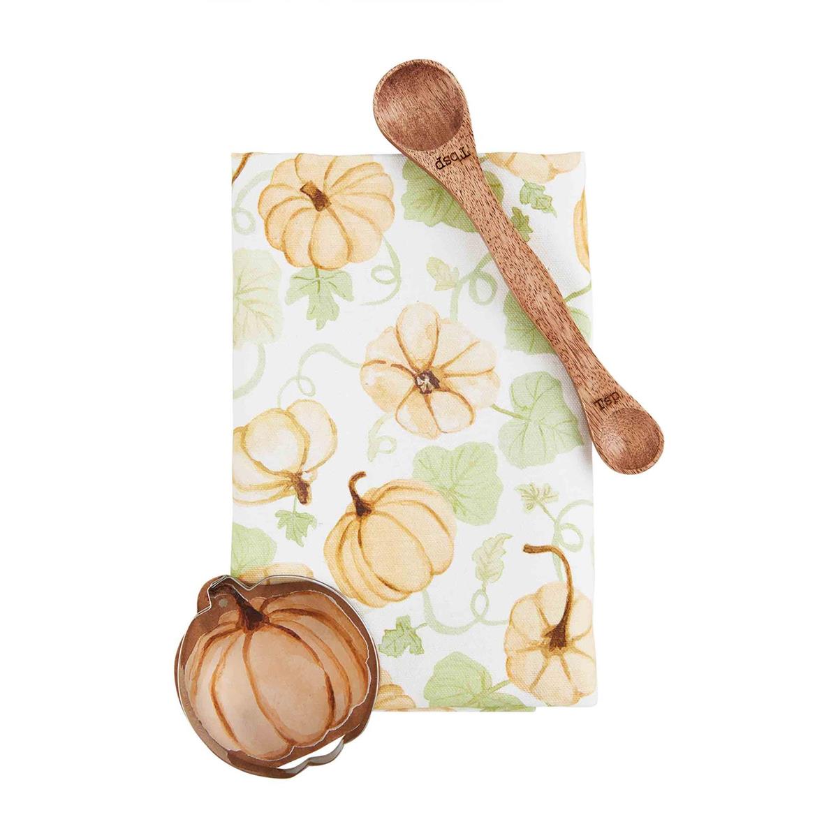 Mud Pie Gather Towel, Cookie Cutter, & Spoon Set