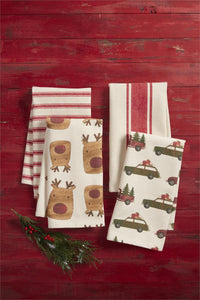 Mud Pie Farm Christmas Towel Set