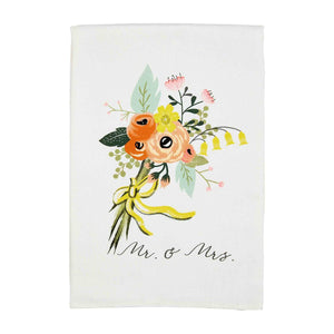 Mud Pie Wedding Hand Towel Mr. & Mrs.