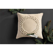 Mud Pie Chunky Knot Wreath Pillow