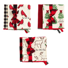 Mud Pie Lodge Christmas Towel Sets