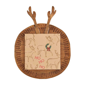 Mud Pie Antler Board & Napkin Set