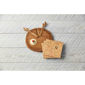 Mud Pie Antler Board & Napkin Set