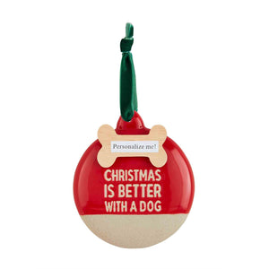 Mud Pie 'Personalize Me' Christmas Dog Ornaments