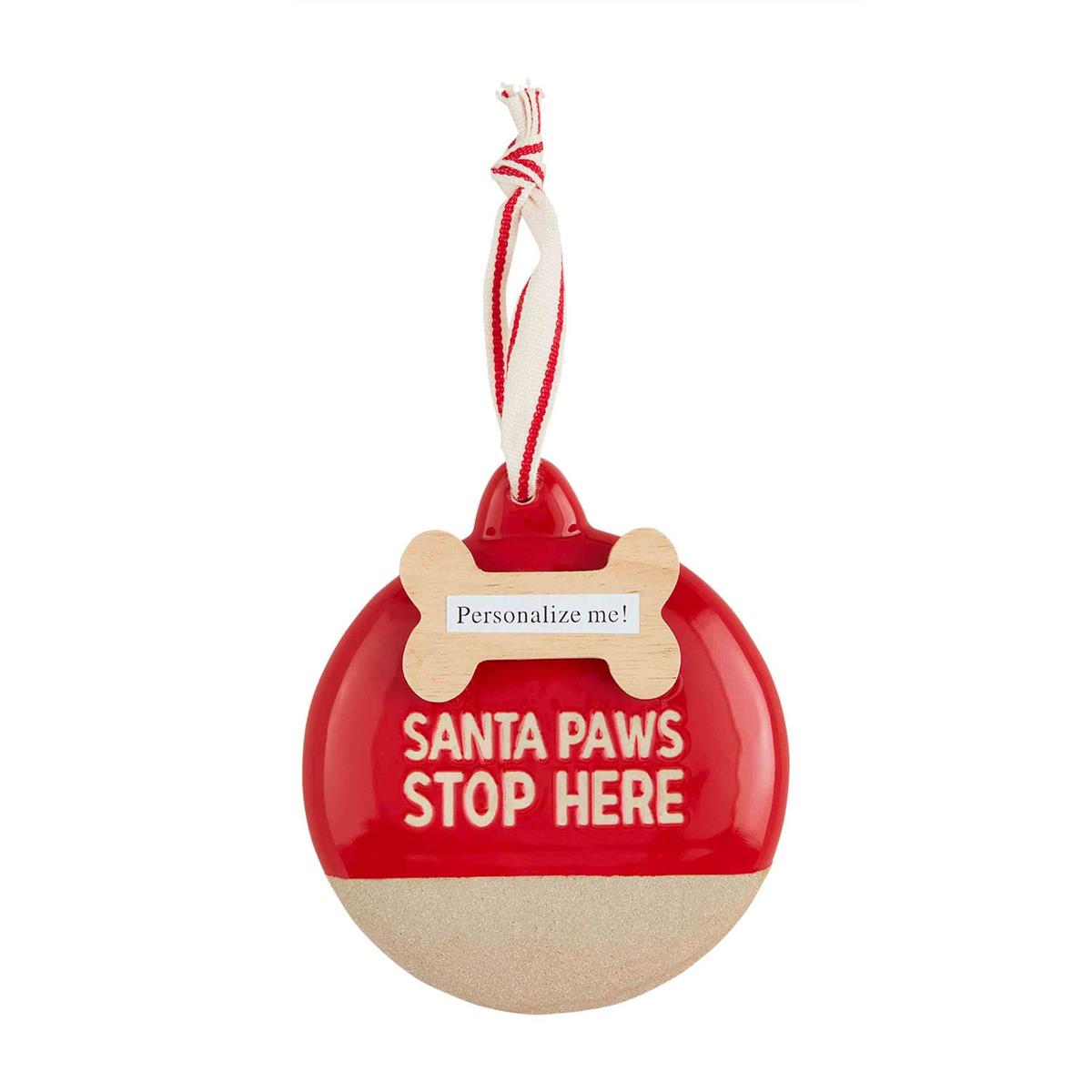 Mud Pie 'Personalize Me' Christmas Dog Ornaments