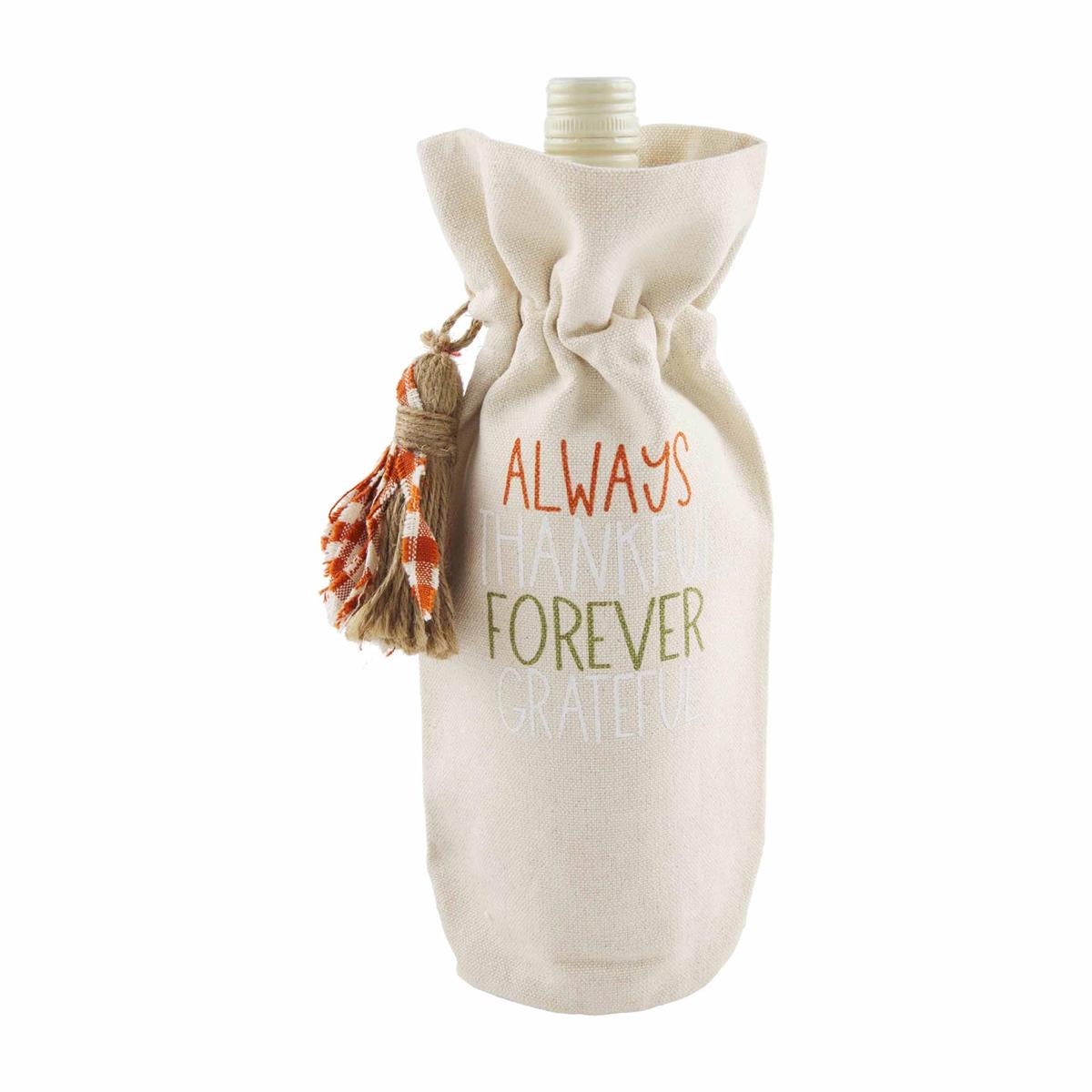 Mud Pie Thanksgiving Wine Bag