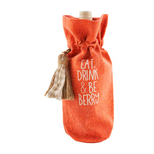 Mud Pie Thanksgiving Wine Bag