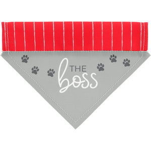 Pavilion The Boss Canvas Pet Bandana