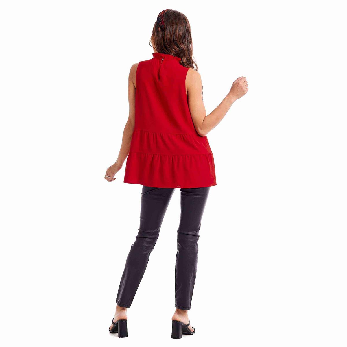 Mud Pie Taye Festive Flounce Top