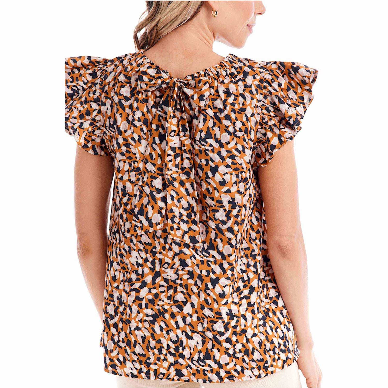 Mud Pie Salma Abstract Top