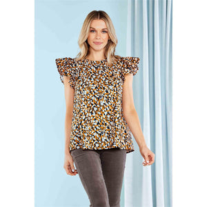 Mud Pie Salma Abstract Top