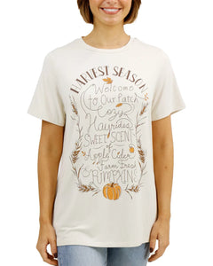 Grace & Lace Graphic Tee - Harvest Season