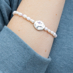 Scout Curated Wears Pearl Affirmation Bracelet - Protection