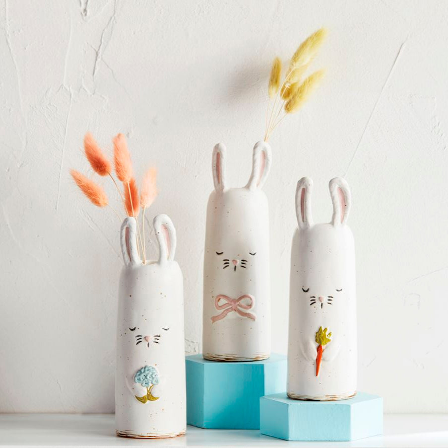 Mud Pie Bunny Bud Vase