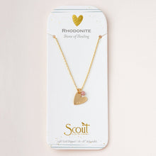 Scout Curated Wear Intention Charm Necklace Rhodonite Healing