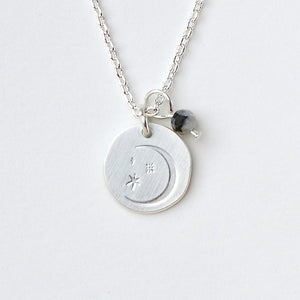 Scout Curated Wear Intention Charm Necklace Moonstone Balance