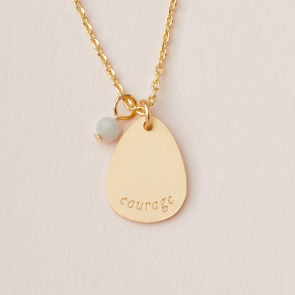 Scout Curated Wear Intention Charm Necklace Amazonite Courage