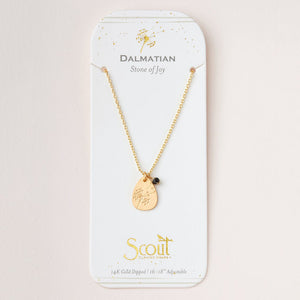 Scout Curated Wear Intention Charm Necklace Dalmatian Joy