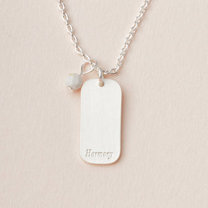 Scout Curated Wear Intention Charm Necklace Howlite Harmony