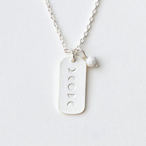 Scout Curated Wear Intention Charm Necklace Howlite Harmony