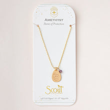 Scout Curated Wear Intention Charm Necklace Amethyst Protection