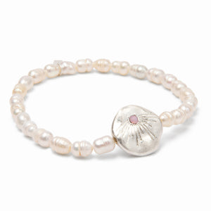 Scout Curated Wears Pearl Affirmation Bracelet Love