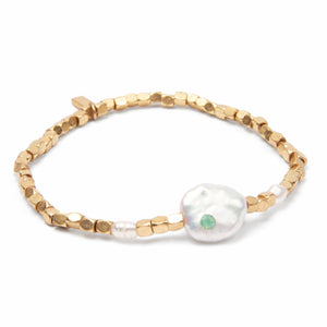 Scout Curated Wears Pearl Affirmation Bracelet - Courage