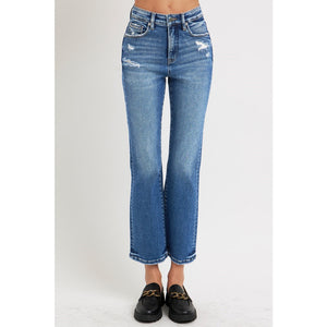 Risen High-Rise Cropped Bootcut Jeans RDP5937