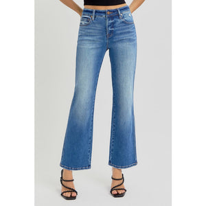 Risen High-Rise Straight Leg Ankle Jean RDP5969