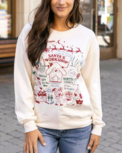 Grace & Lace Santa's Workshop Graphic Sweatshirt