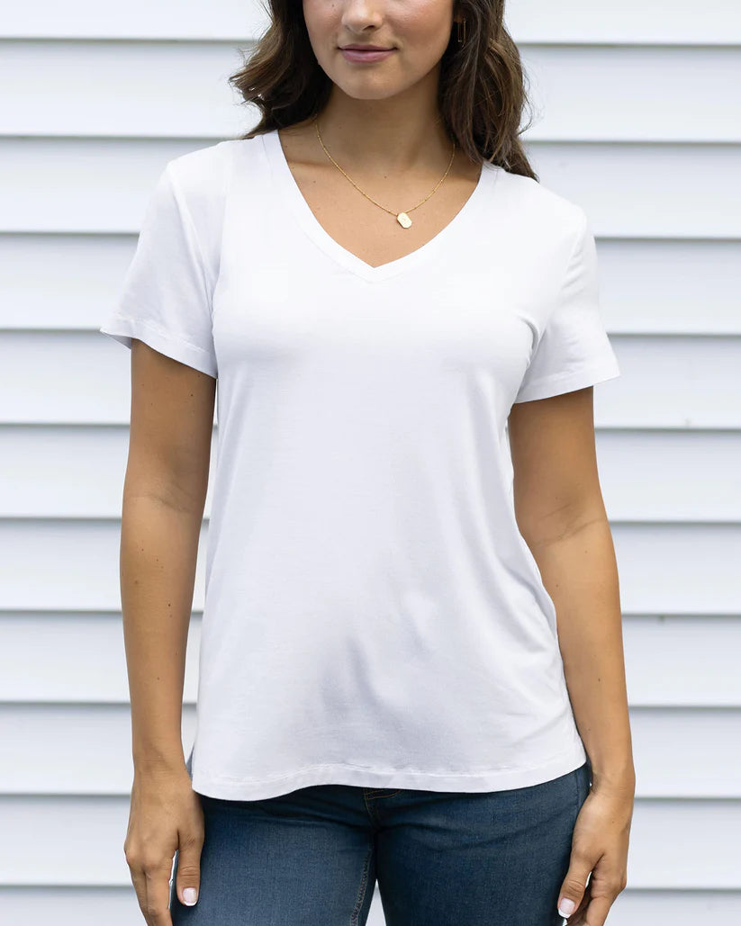 Grace & Lace VIP Fave Perfect V-Neck Tee