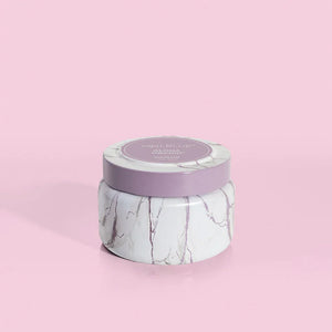Capri Blue Modern Marble Printed Tin Candle - Aloha Orchid