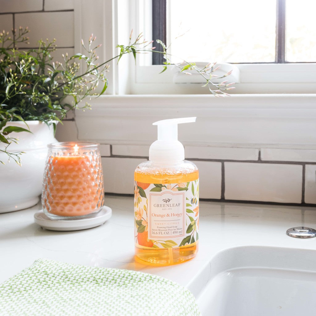 Greenleaf Foaming Hand Soap - Orange & Honey