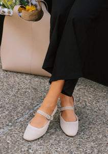 MIA Brita Mary Jane Flat - Oatmeal