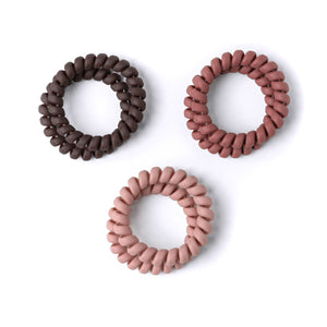 Crush Kinda Spiraling Coil Hair Ties Mauve