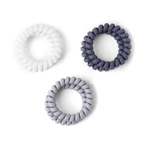 Crush Kinda Spiraling Coil Hair Ties Gray