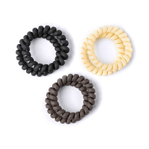 Crush Kinda Spiraling Coil Hair Ties Neutrals