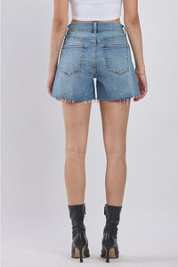 Eunina Relaxed Cut Off Cora Shorts - Lunar Eclipse