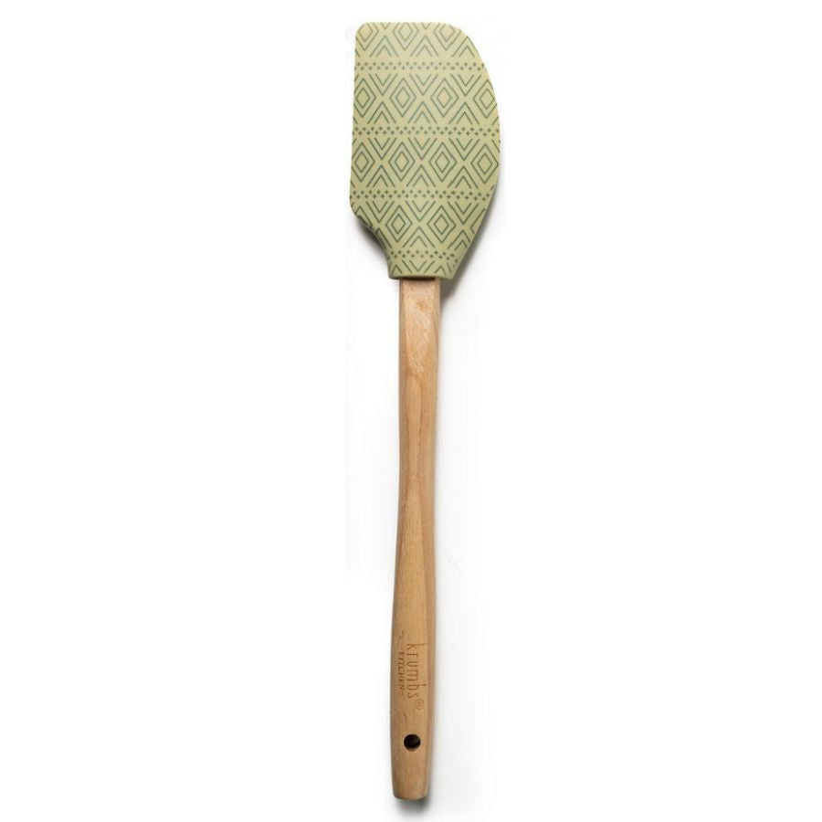 Krumbs Kitchen Farmhouse Green Diamond Spatula