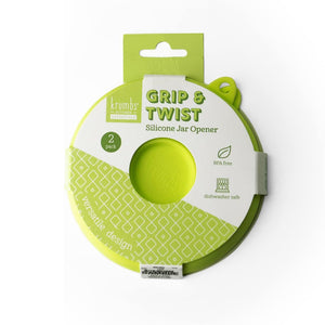 Krumbs Kitchen Grip & Twist Silicone Jar Opener Green