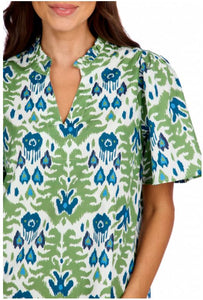 Mud Pie Chase Flounce Sleeve Top