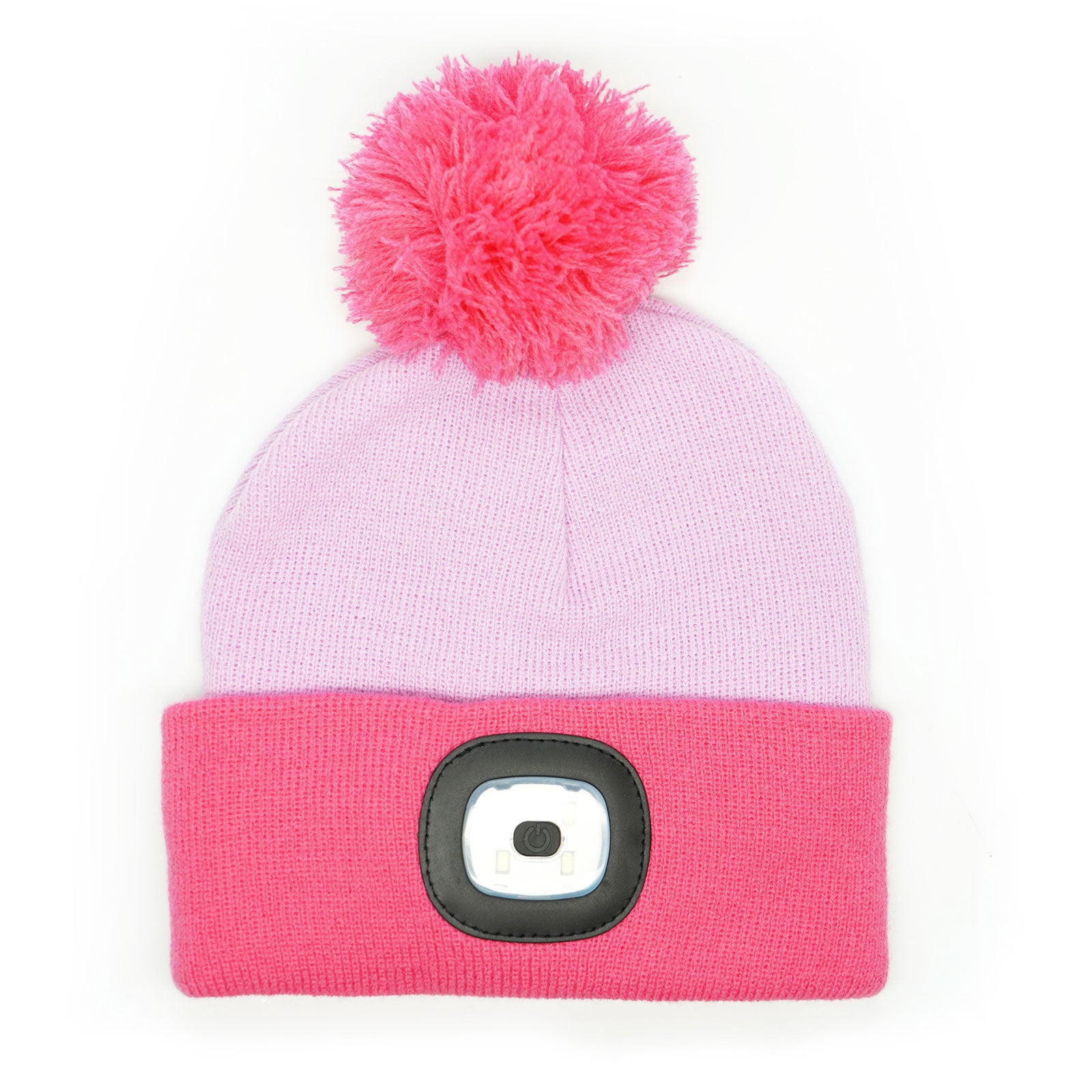 Night Owl Kid's Rechargeable LED Beanie Pink