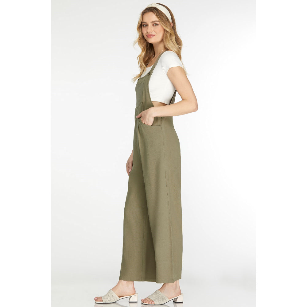 She & Sky Woven Overall Jumpsuit